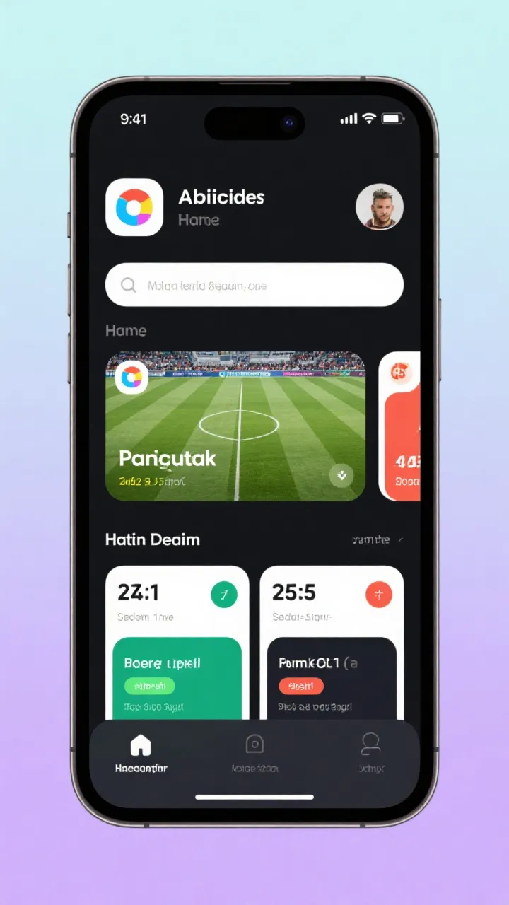 B体育 APP界面展示